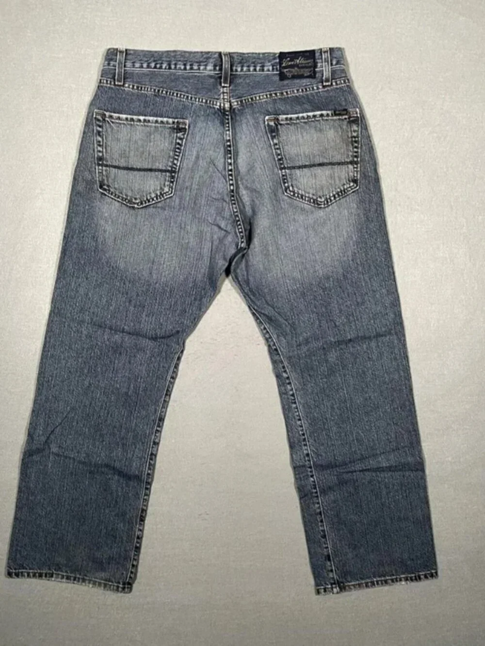 Levi’s Low Straight Light Blue Denim Jeans Vintage Mens W34 I30